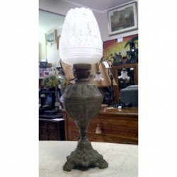 Lampada A Olio In Ottone...