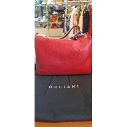BORSA ORCIANI PELLE ROSSA