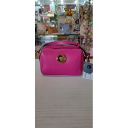 TRACOLLA VERSACE PELLE FUXIA