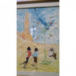 Dipinto Materico Ugo Merlo...