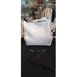 BORSA ORCIANI PELLE BIANCA