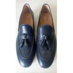 MOCASSINO PELLE UOMO  BLU...