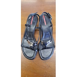 SANDALO NERO PRADA N 37