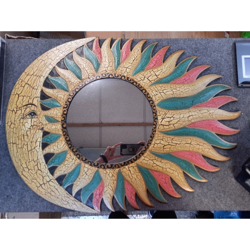 ABC Collection Specchio Dipinto A Mano Modello Sole