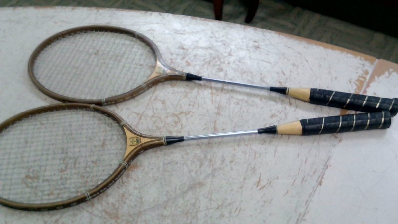 Coppia Racchette Volano  Justice  Vintage    V