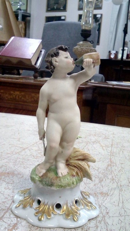 Statua Capodimonte Tyche Tosca "estate"   V