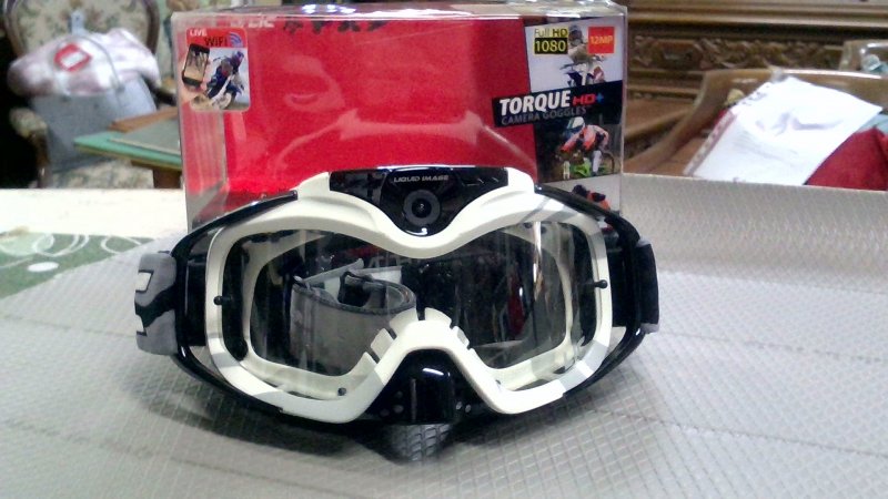 Maschera Sci/motogross  TorqueHD   Con Videocamera 12mp   V