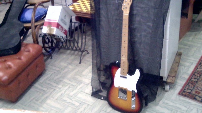 Probe SGE2100A Sunburst Telecaster chitarra elettrica con borsa. 