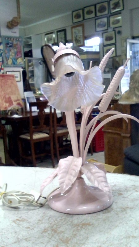 Lampada Da Tavola "fiore" Rosa    V