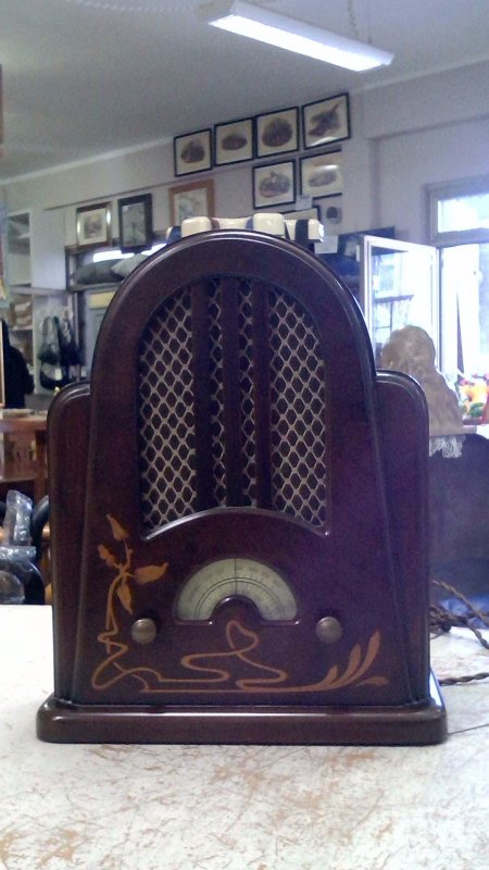 Radio Stile Vintage In Legno Trans Continents   V