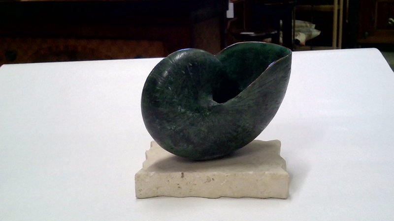 Scultura Bronzo A Cera Persa "conchiglia"  Venturi Arte Bologna   V