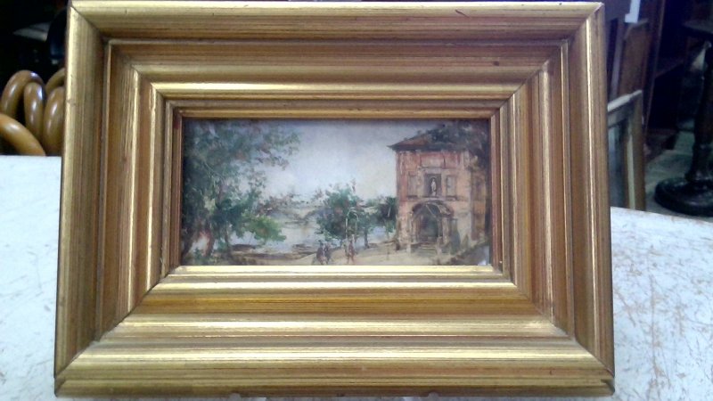 Quadretto Olio Su Tavola Gian Carlo Chiab…  Pavia    V