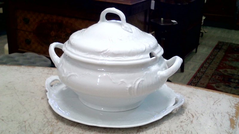 Zuppiera Rosenthal  Con Piatto   Classic Rose    V
