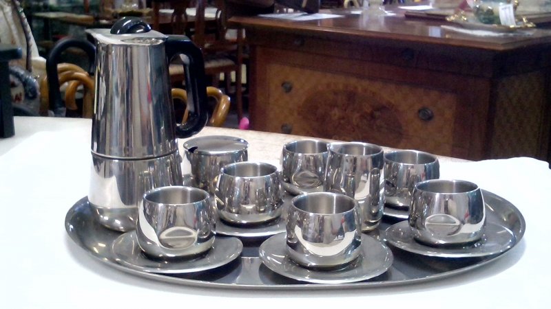 Servizio CaffŠ AMC  6 posti  Con Lattiera/zuccheriera/caffettiera    V 