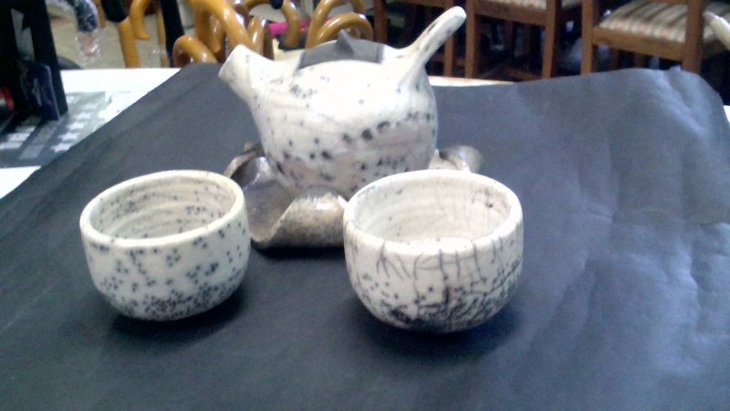 SET CERAMICA  RAKU  4 PZ