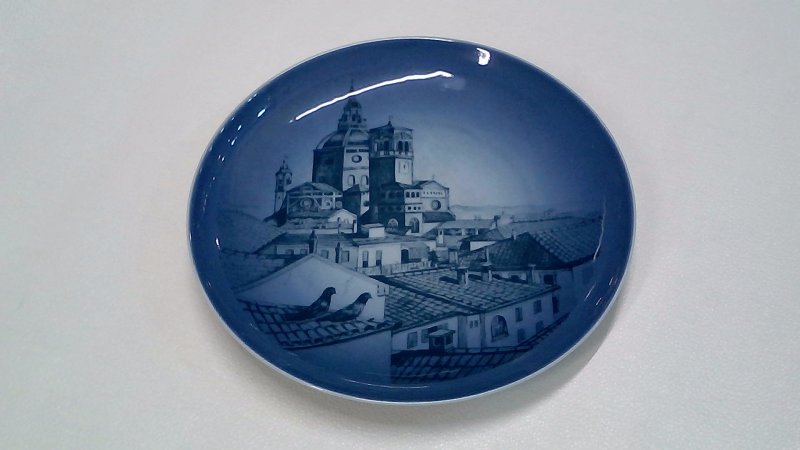 Piatto Decorativo B&G "il Duomo" Di Pavia Rambaldelli Cristelliaria Ramaioli    V