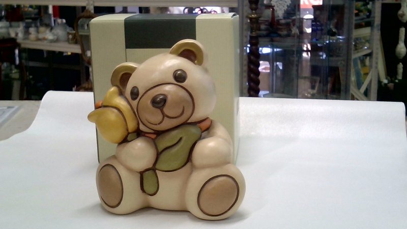 Teddy Thun Con Tulipano    Con Scatola   V
