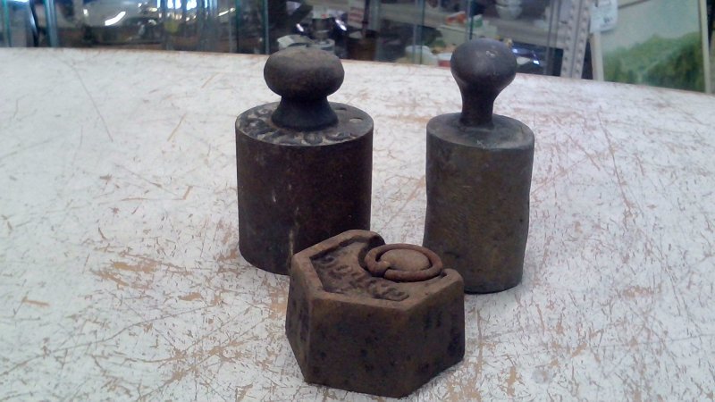Pesi In Ottone/ghisa  3pz   V