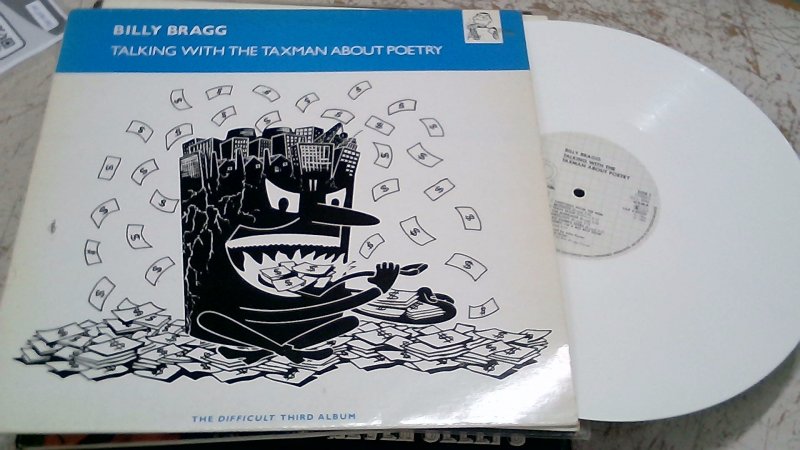 Vinile 33  Billy Bragg "Talking..." (White Disck)       Busta Non Compresa    V 