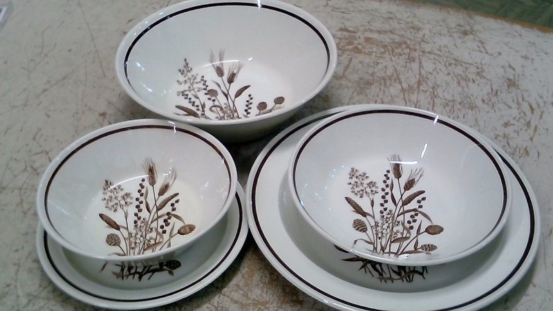 Servizio Piatti Country Lane Decoro Spighe   8 Posti    V