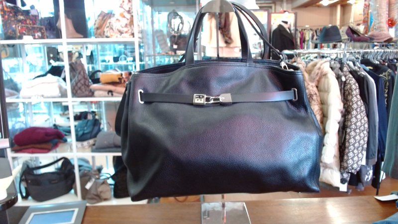 BORSA NUOVA REBELLE VALENTINA BIRKIN M SECRET PELLE NERA K 