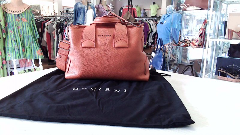 Borsa Pelle Orciani Color Nespola R