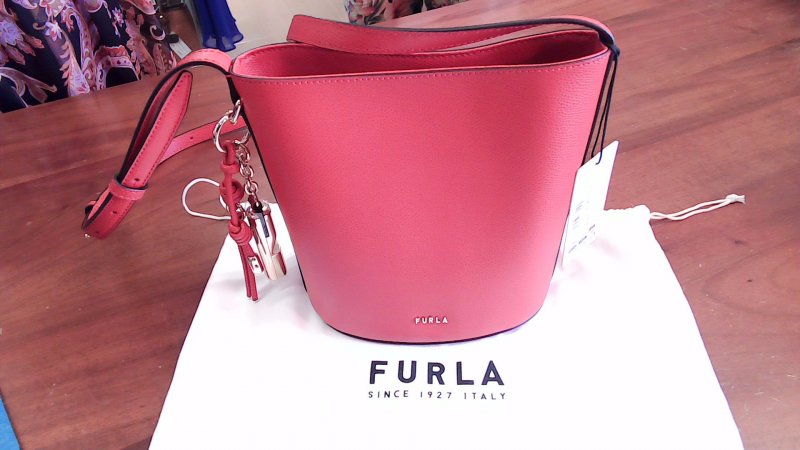 FURLA ROXIE MINI BUCKET BAG RED NUOVA K