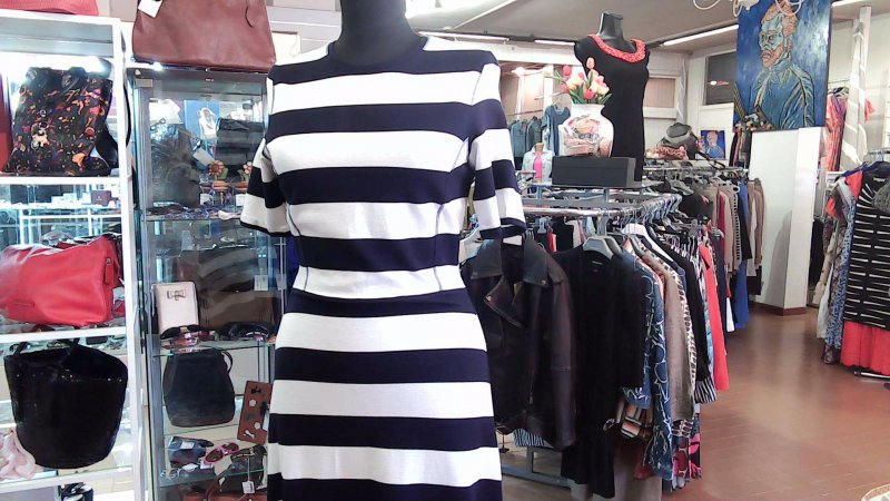 ABITO RIGHE TOMMY HILFIGER TG S K 