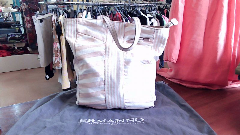 Sportina Tessuto Rifinita In Pelle Ermanno Scervino R