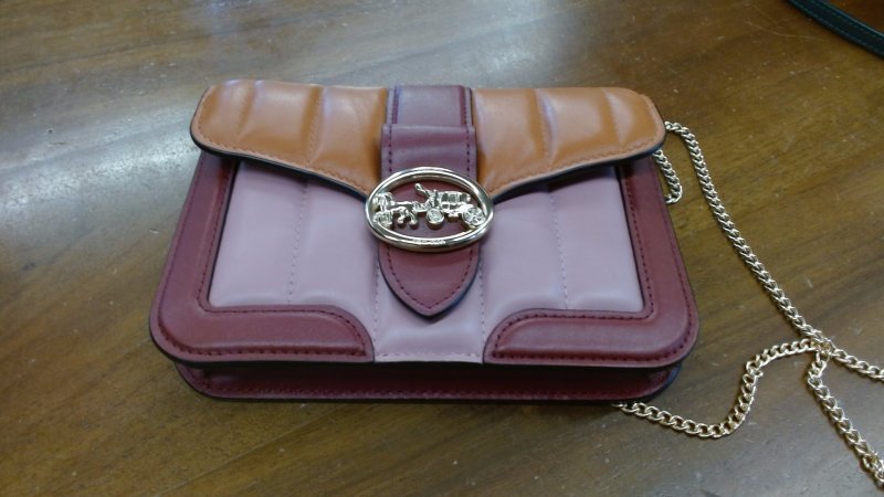 COACH GEORGIE CROSSBODY MIT COLORBLOCK-STEPPUNG K