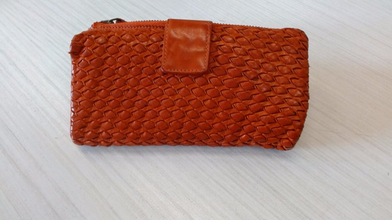 PORTAFOGLIO PELLE ARANCIO K 