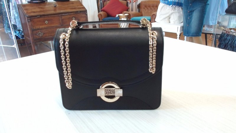 BORBONESE BORSA A BANDOLIERA SMALL NERA K 