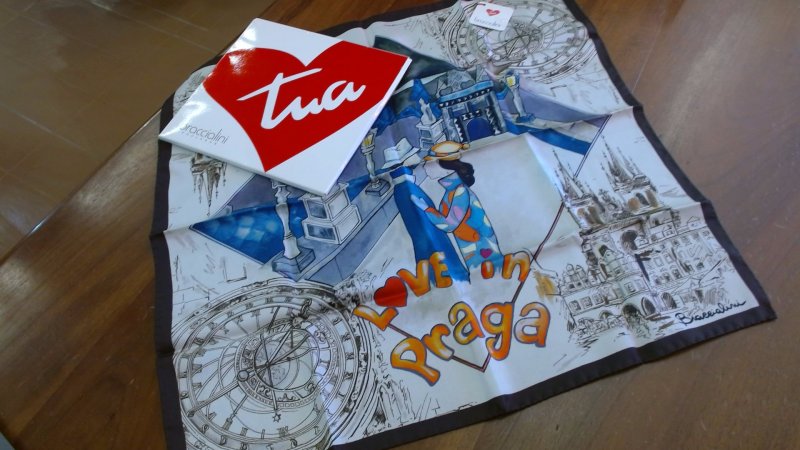 Strangolino Seta Praga Braccialini Tua R
