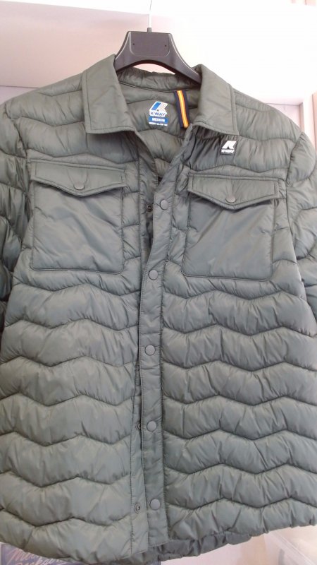 KWAY TRAPUNTATO VERDE ECO WARM TG M K 