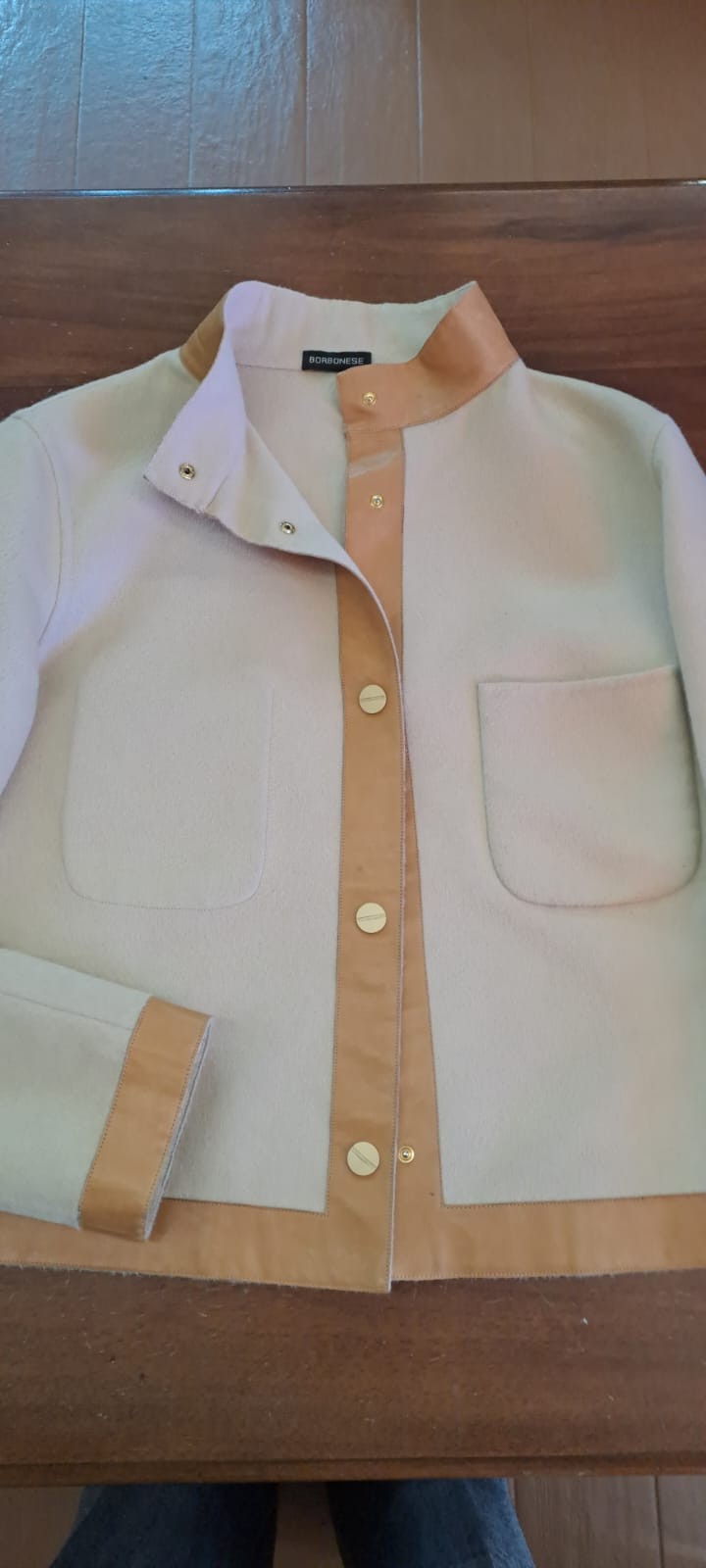 GIACCHINA BORBONESE RIFINITA PELLE TG M