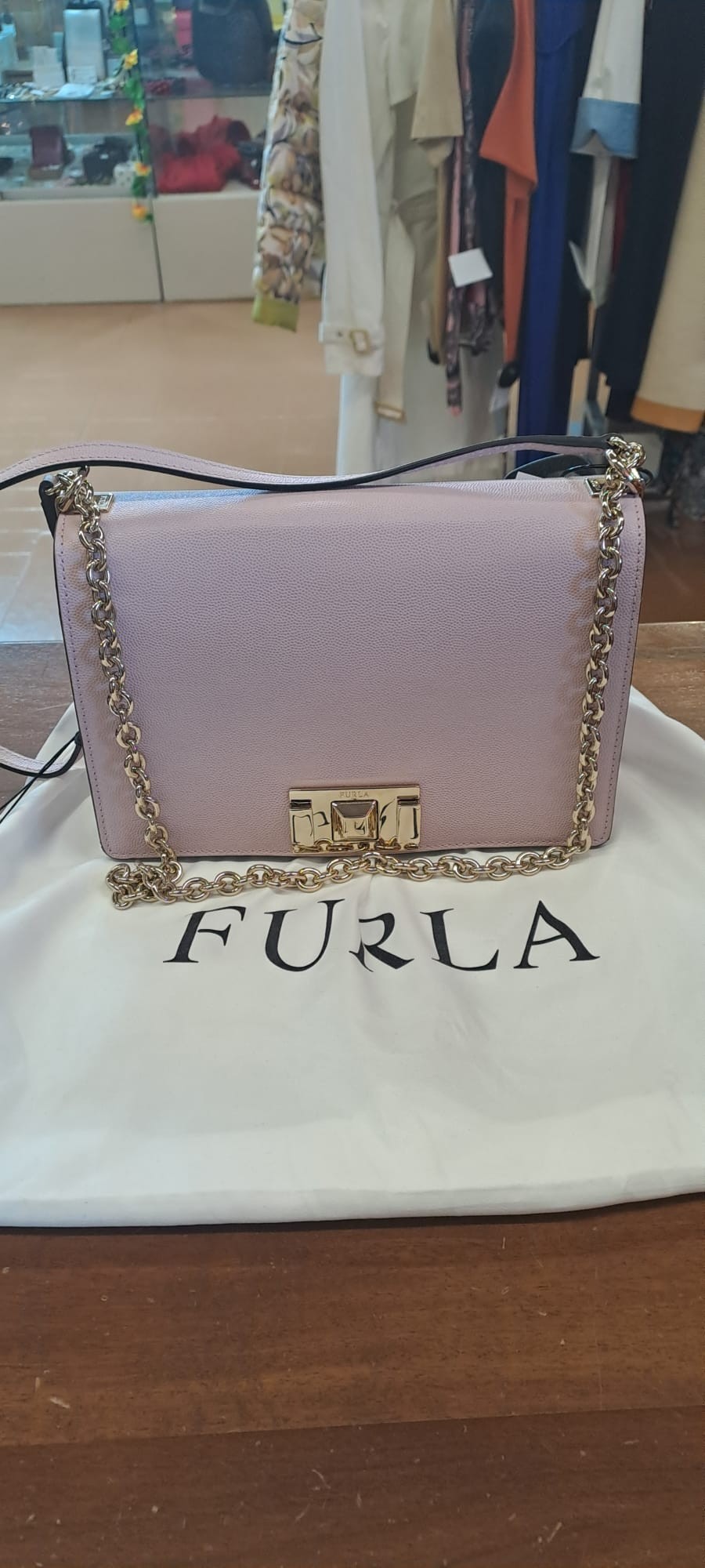 TRACOLLA FURLA ROSA NUOVA