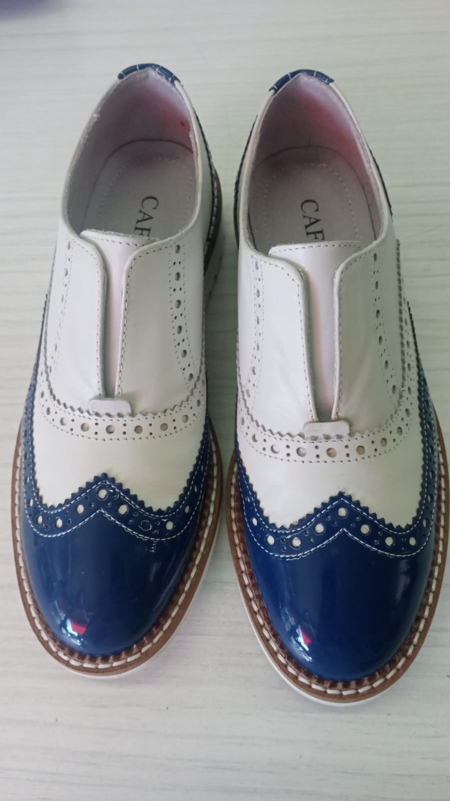 SCARPA PELLE CAFE' NOIR N 36