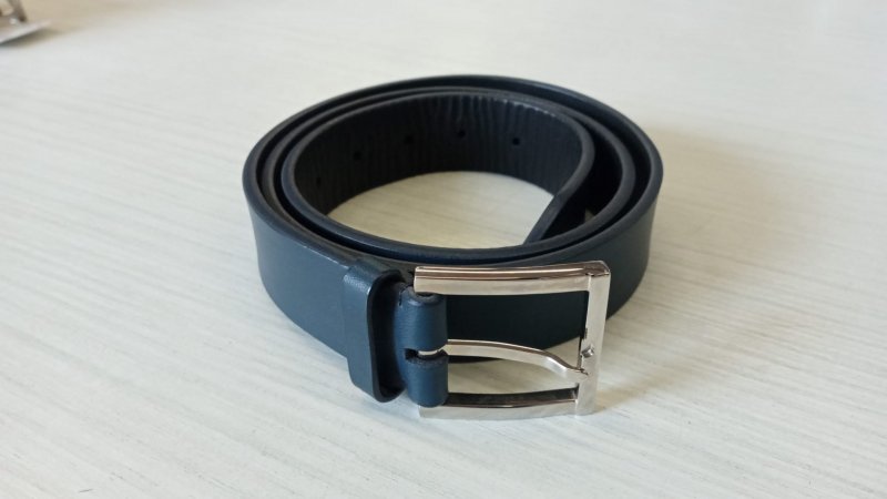 CINTURA PELLE ORCIANI BLU