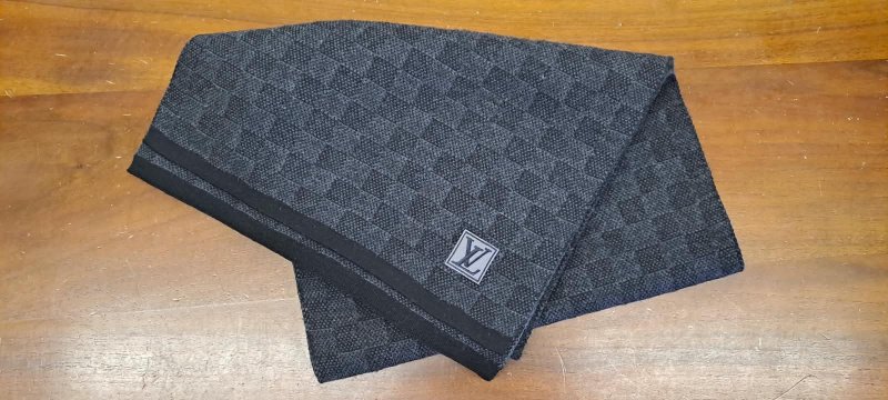 SCIARPA LOUIS LUITTON DAMIER LANA NERA